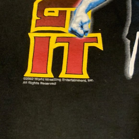 Vintage The Rock Just Bring It T-Shirt Small Dwayne Johnson WWF WWE Wrestling - Picture 2 of 4